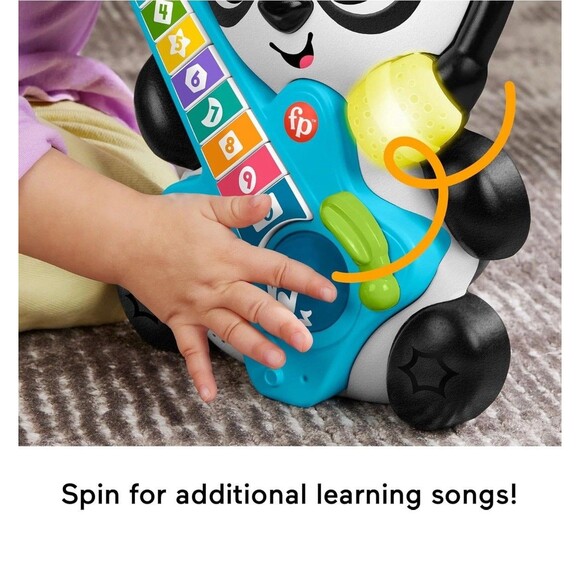 Baby Learning Toy Link Squad Jam & Count Panda w/Music & Lights Ages 9+ M WORKS - Picture 2 of 16